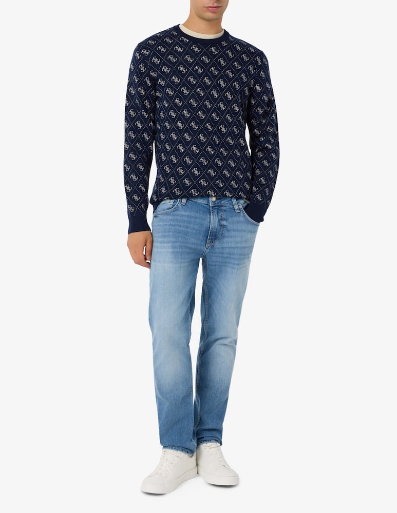 Guess Maglia girocollo jacquard  - immagine 2