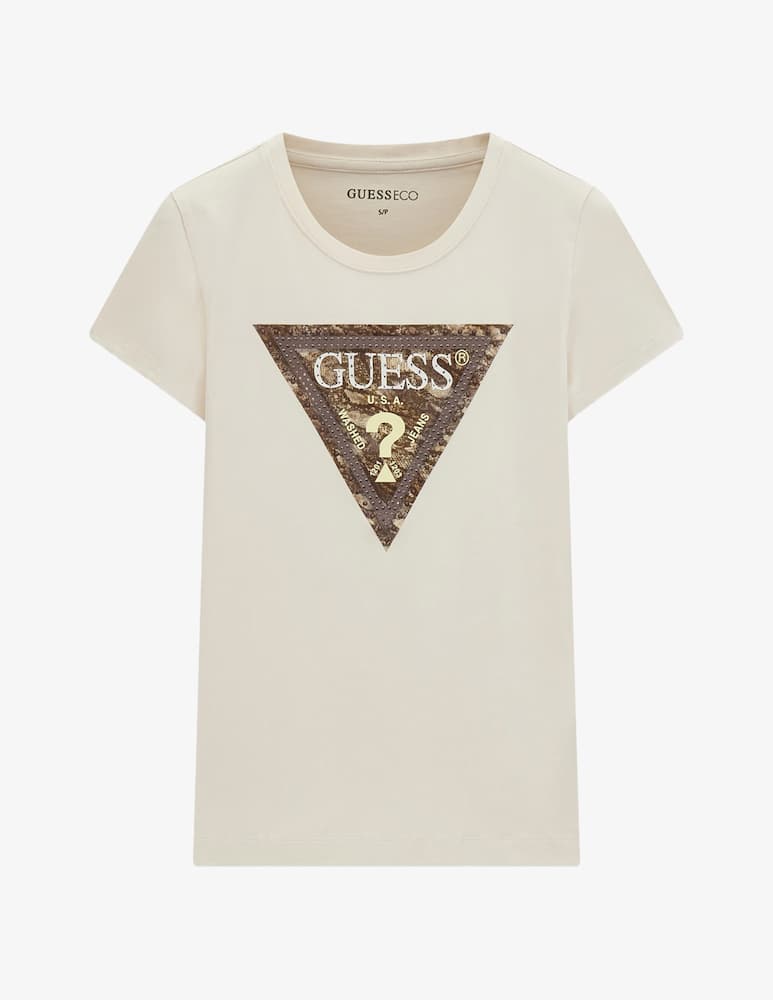 Guess T-shirt girocollo con stampa logo - immagine 5