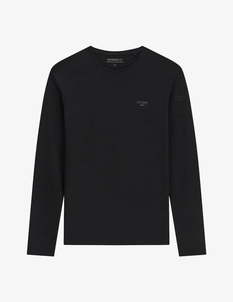 Guess Crewneck slim long-sleeve t-shirt - picture 1 Guess Crewneck slim long-sleeve t-shirt - picture 1