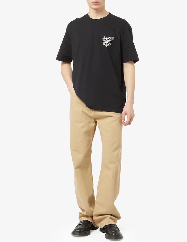 rinascente Guess Maglietta oversize loghino lat floreale