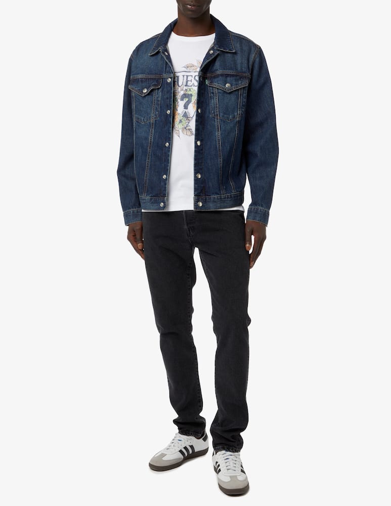 rinascente Guess Maglietta slim triangolo big floreale