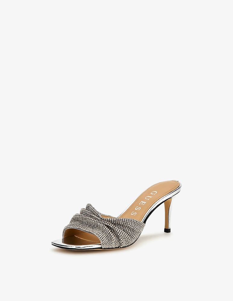 Guess Mule in cristallo con tacco basso Hadey - immagine 2 Guess Mule in cristallo con tacco basso Hadey - immagine 2