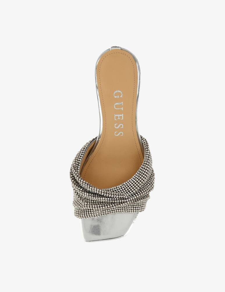 rinascente Guess Mule in cristallo con tacco basso Hadey