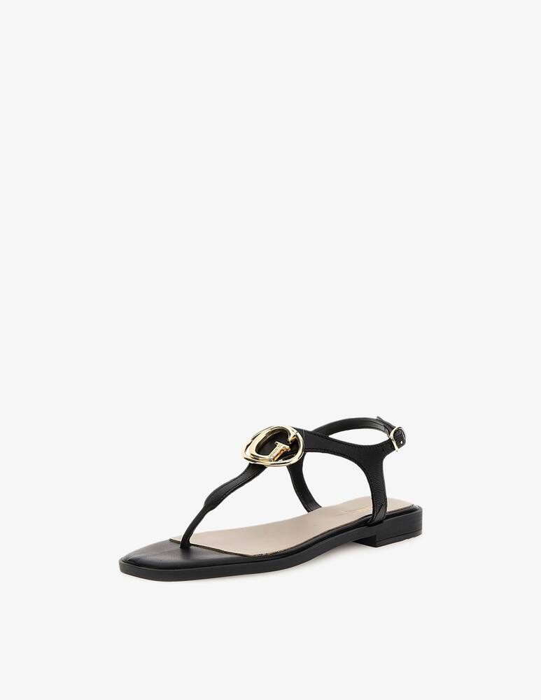 rinascente Guess Miry flat leather sandals