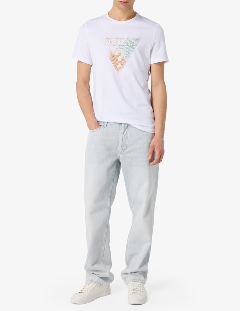 rinascente Guess Triangolo logo t-shirt