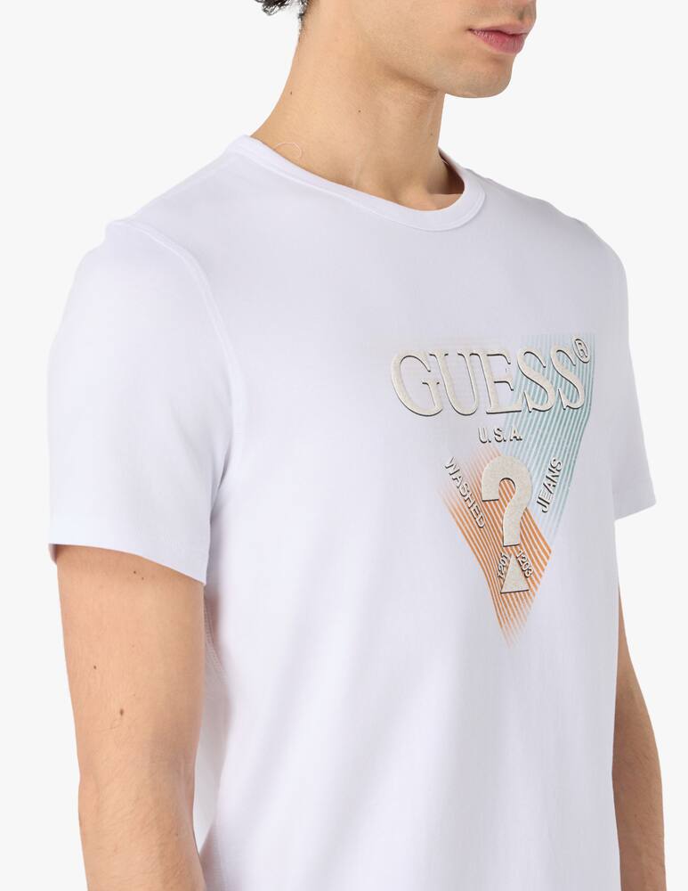 rinascente Guess Triangolo logo t-shirt