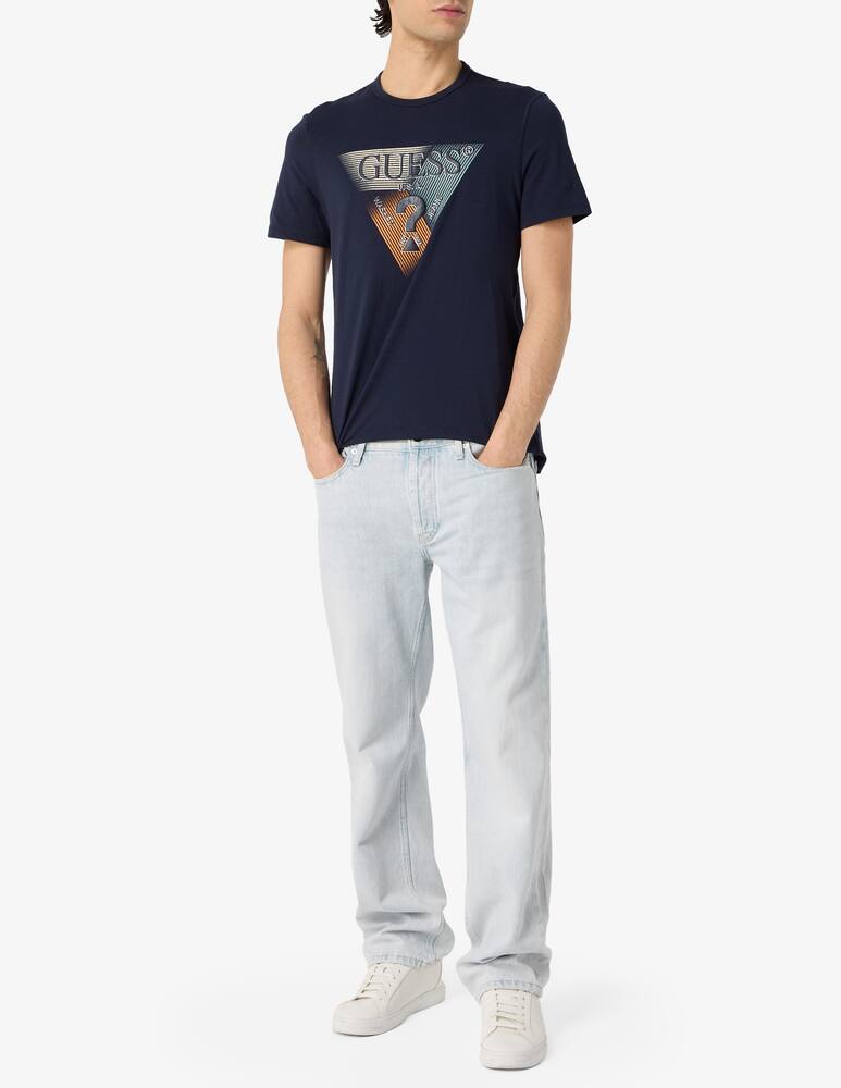 rinascente Guess Triangle logo t-shirt