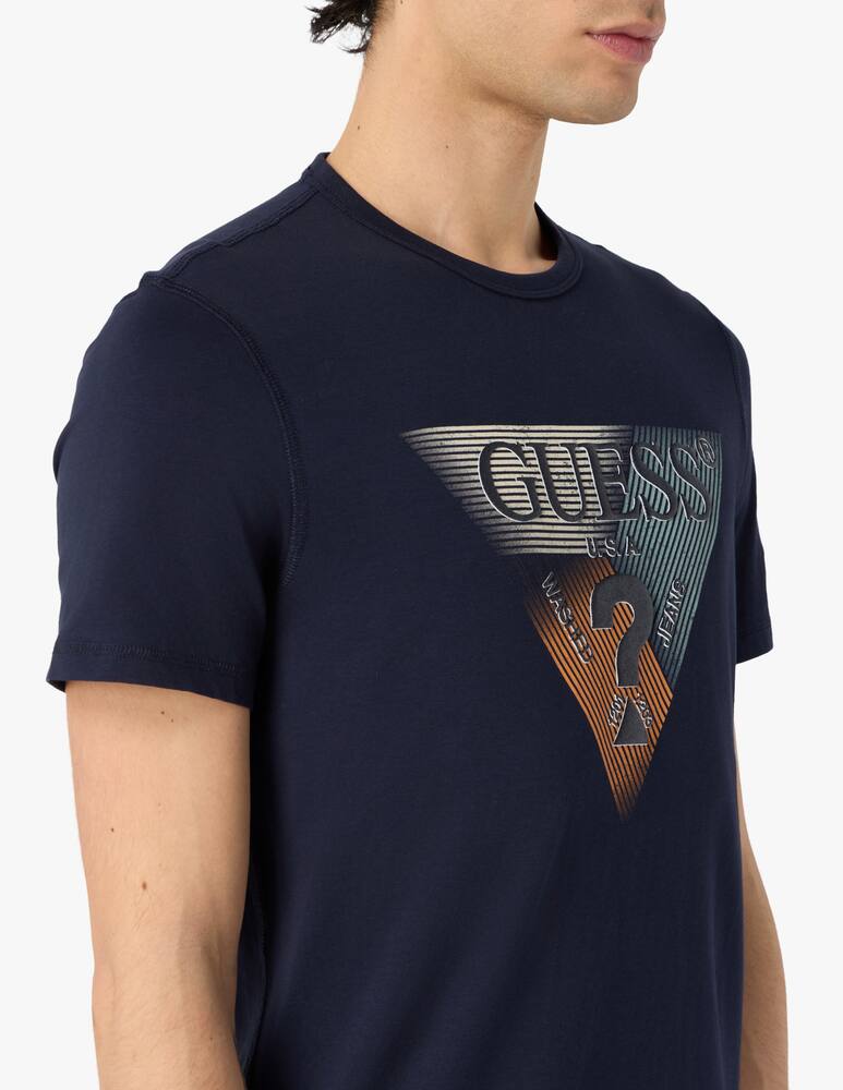 rinascente Guess Triangle logo t-shirt