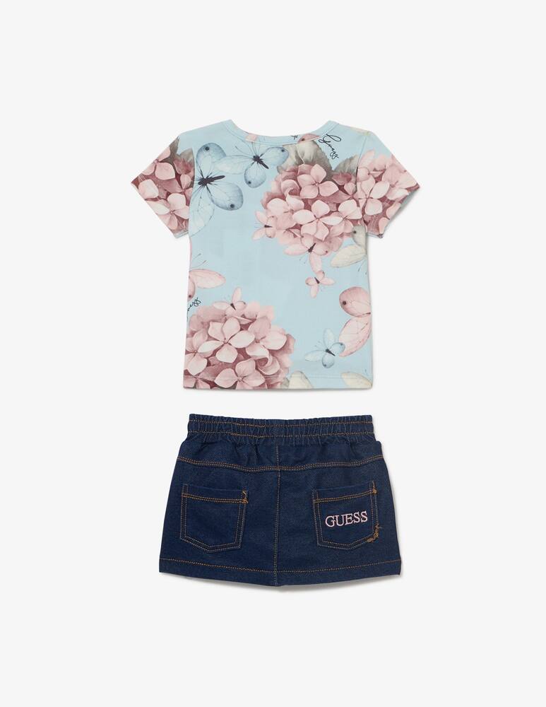rinascente Guess Floral t-shirt and skirt set