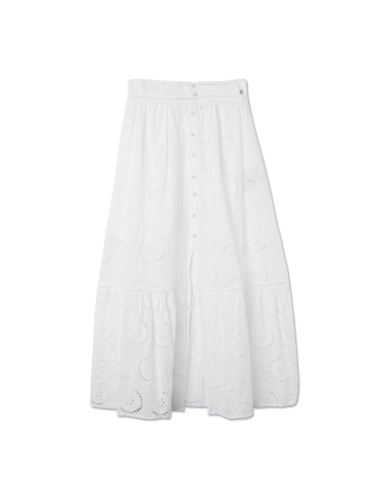 rinascente Guess Gonna maxi in cotone - bianco