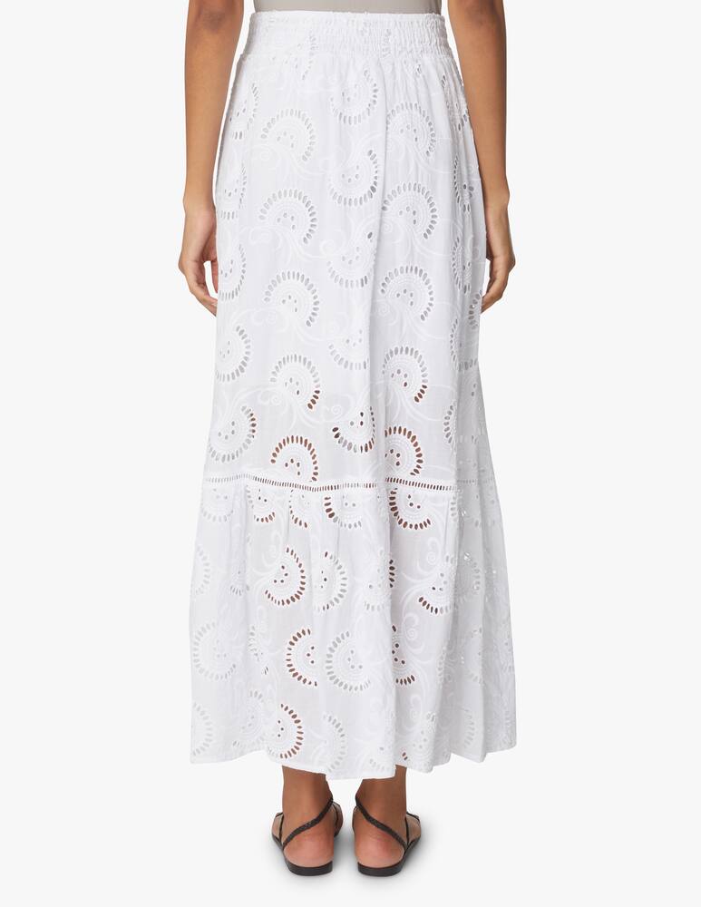 rinascente Guess Gonna maxi in cotone - bianco