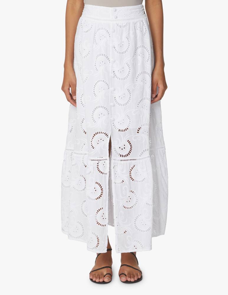 rinascente Guess Gonna maxi in cotone - bianco