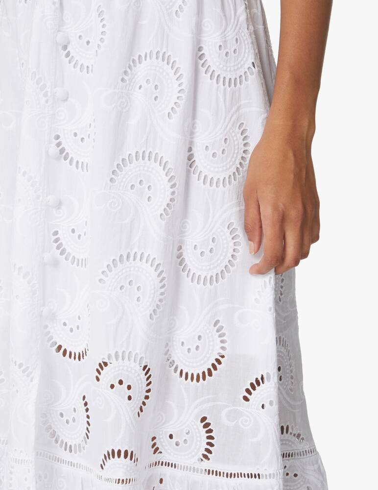 rinascente Guess Gonna maxi in cotone - bianco