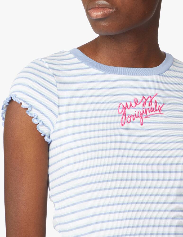 rinascente Guess Original Maglia in cotone Bella - azzurro