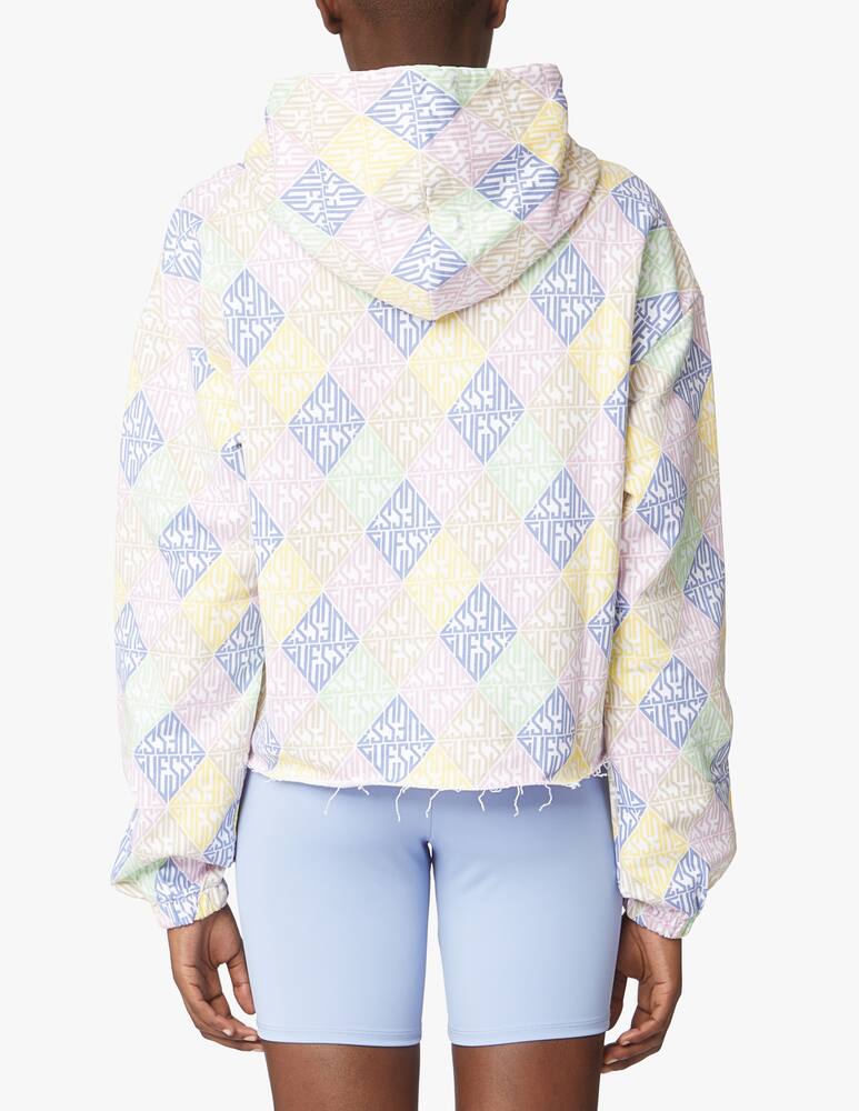 rinascente Guess Original Mina cotton hoodie - white