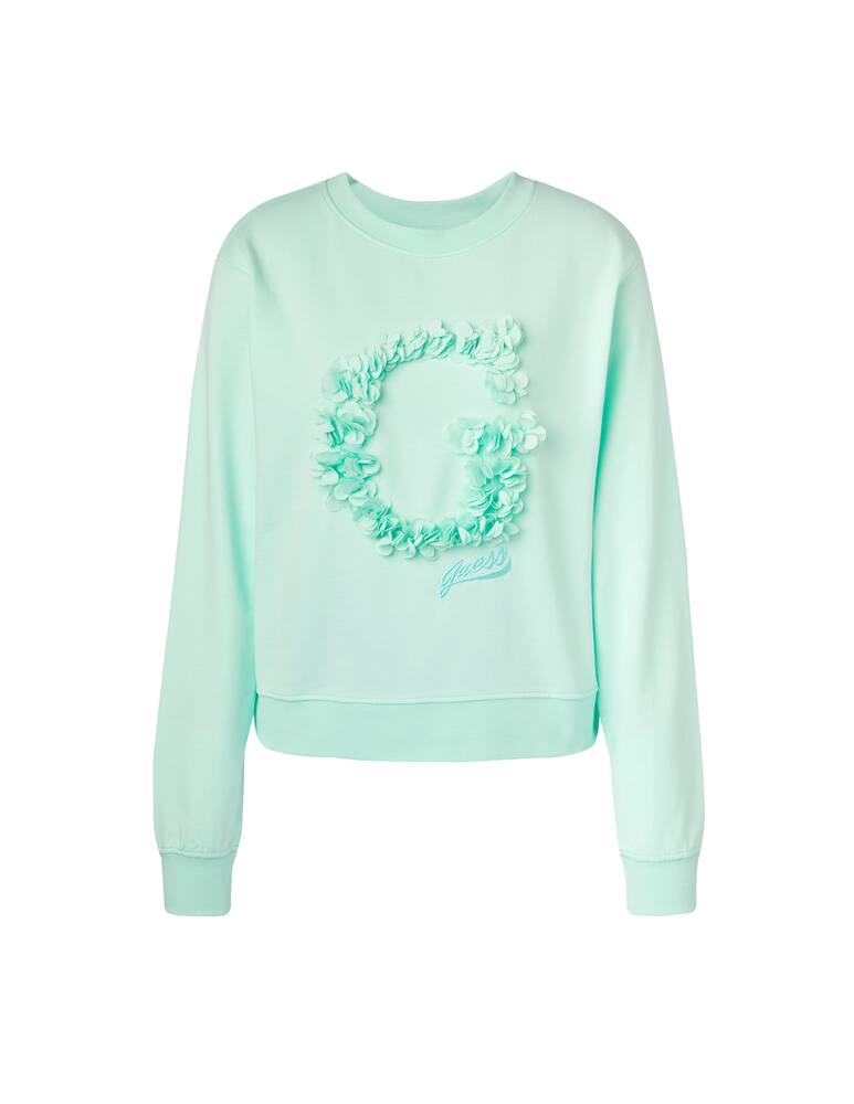 Guess Felpa in cotone - verde - immagine 5 Guess Felpa in cotone - verde - immagine 5