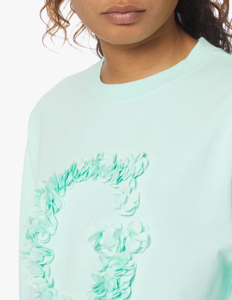 Guess Felpa in cotone - verde - immagine 4 Guess Felpa in cotone - verde - immagine 4