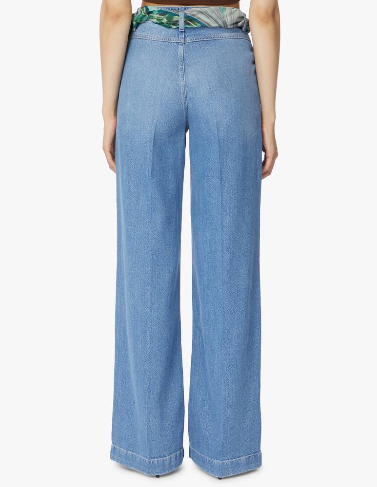 rinascente Guess Jeans a palzzo con vita alta leggeri - blu