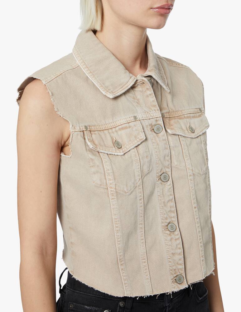 rinascente Guess Denim vest - beige
