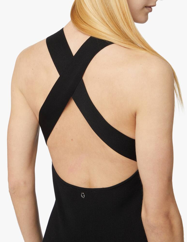 rinascente Guess Knit midi dress - black