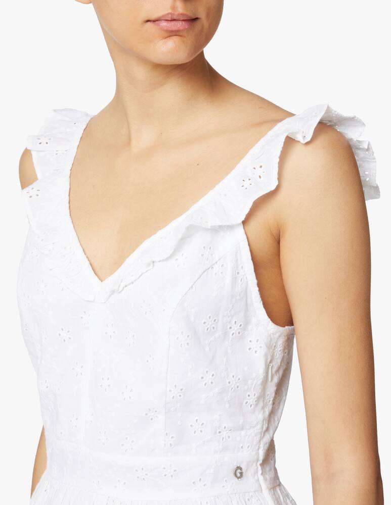 rinascente Guess Sleeveless mini dress - white