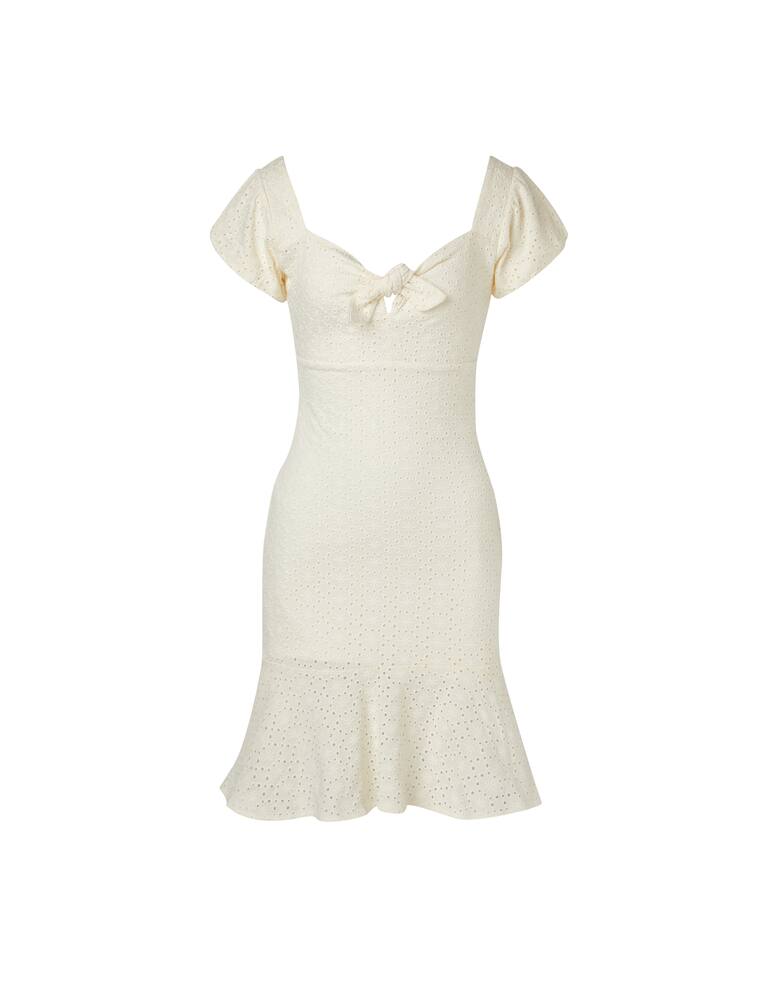 Guess Mini cotton dress - white - picture 5 Guess Mini cotton dress - white - picture 5