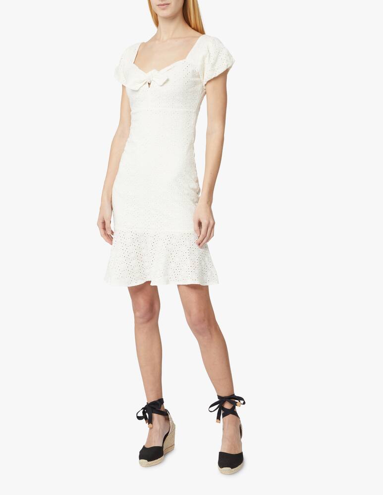 Guess Mini cotton dress - white - picture 1 Guess Mini cotton dress - white - picture 1