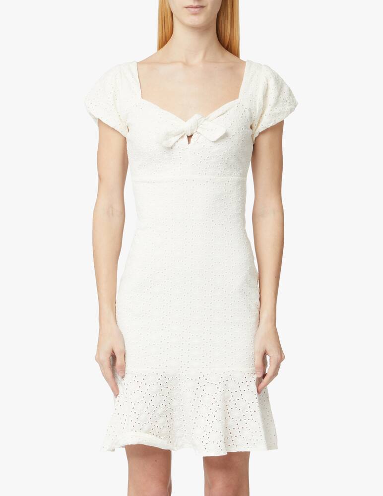 Guess Mini cotton dress - white - picture 2 Guess Mini cotton dress - white - picture 2