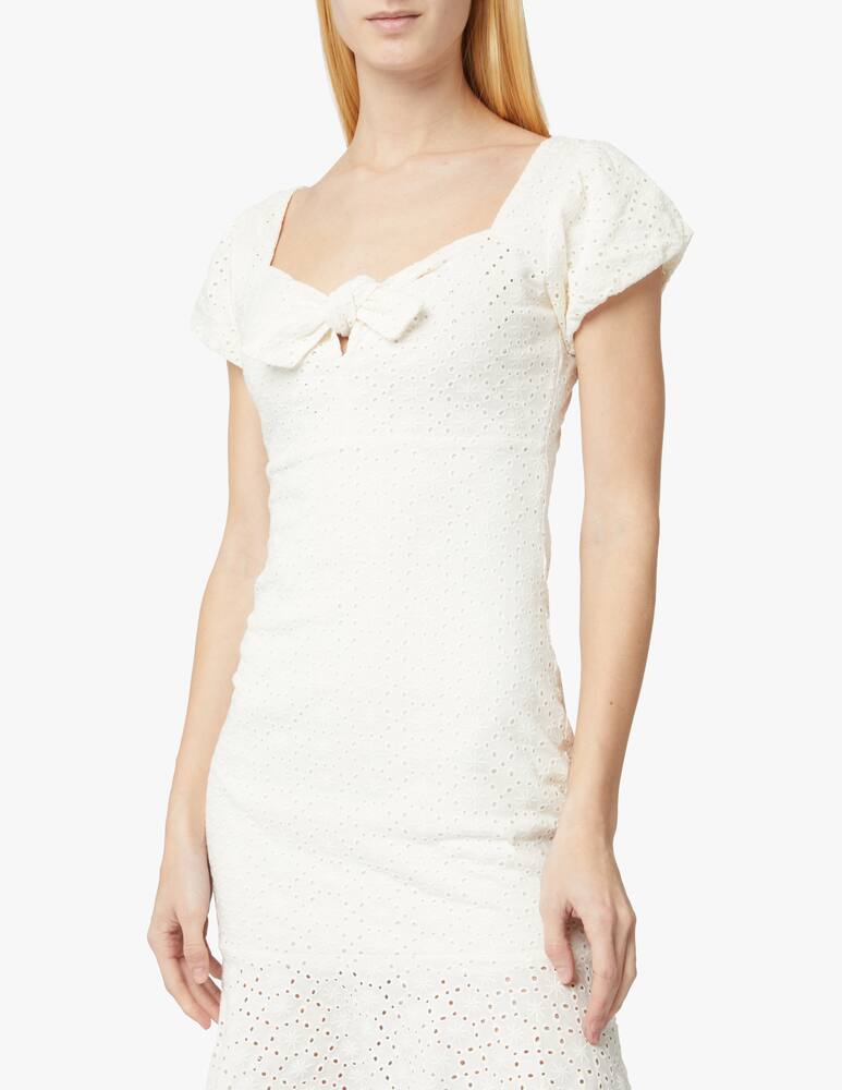Guess Mini cotton dress - white - picture 4 Guess Mini cotton dress - white - picture 4