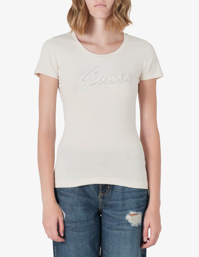 rinascente Guess Guess embroidered t-shirt