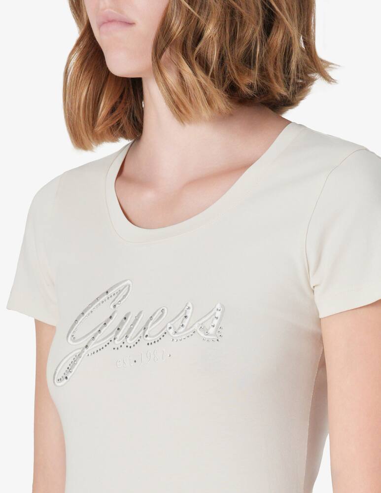 rinascente Guess Guess embroidered t-shirt