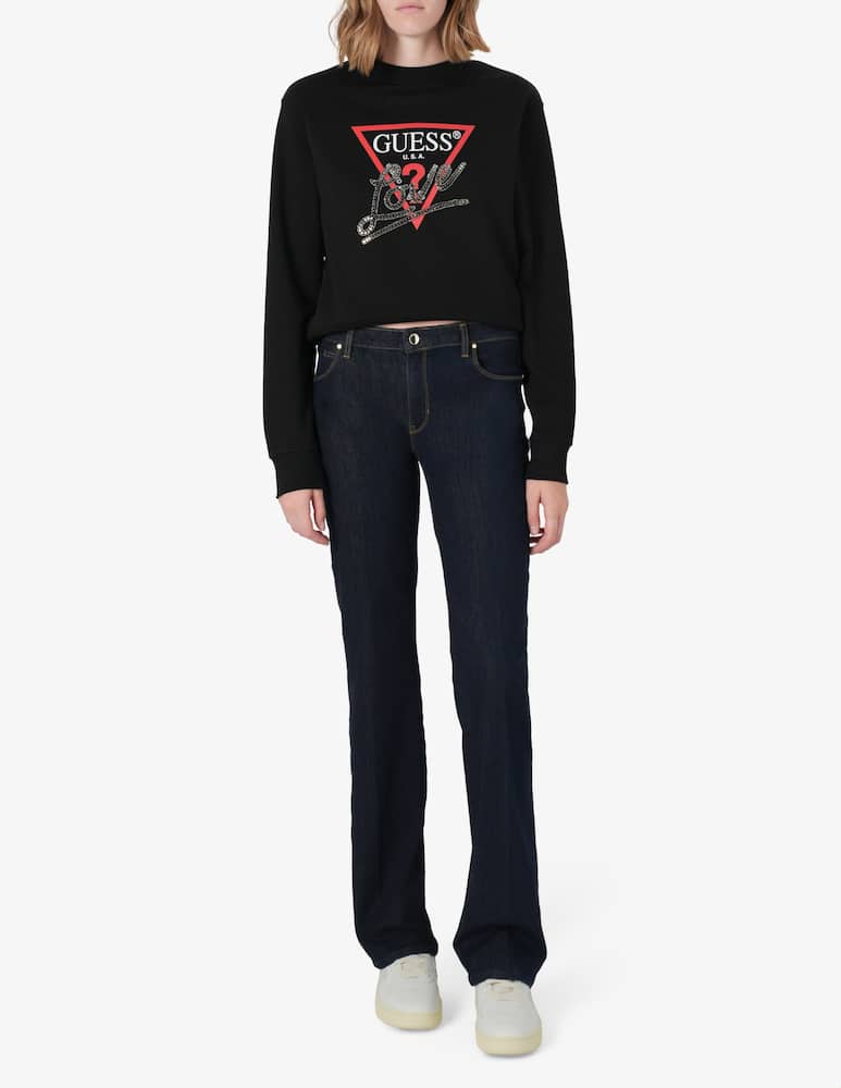 Guess Felpa con borchie Love - immagine 2 Guess Felpa con borchie Love - immagine 2