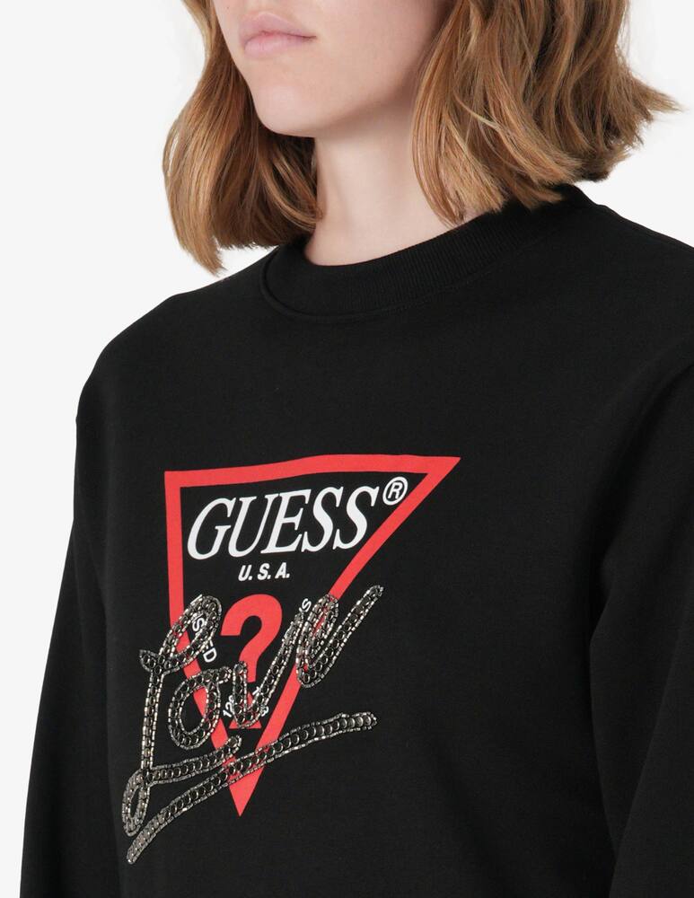 rinascente Guess Felpa con borchie Love