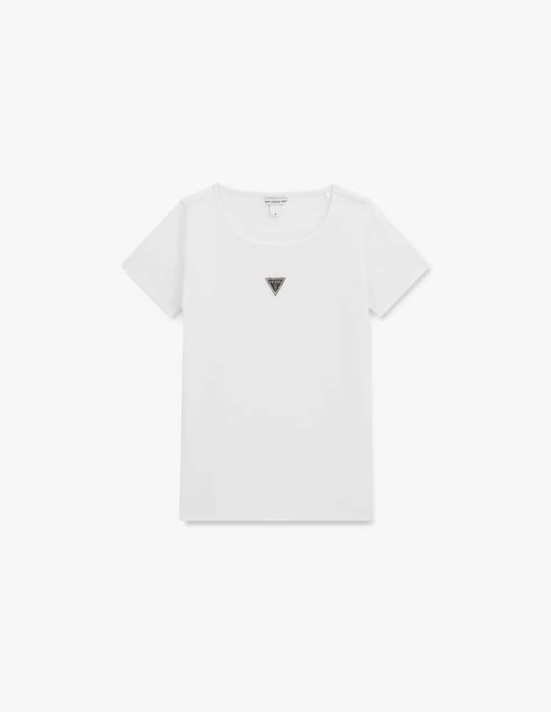 rinascente Guess Triangle logo t-shirt Minime