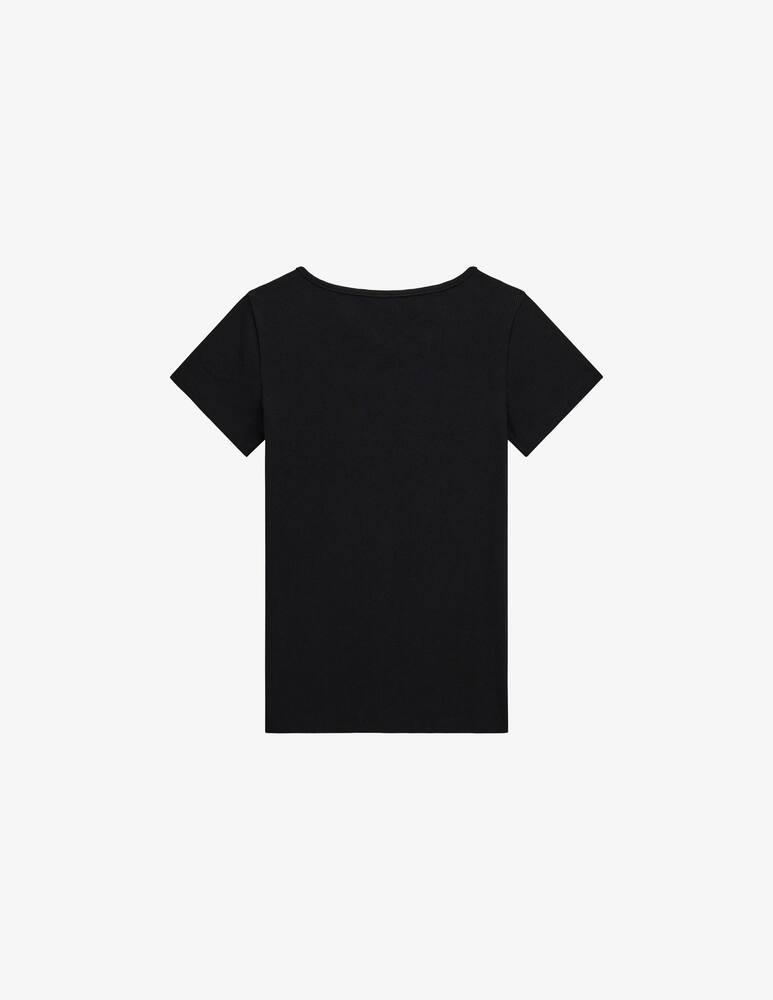 rinascente Guess Ribbed logo t-shirt Minime