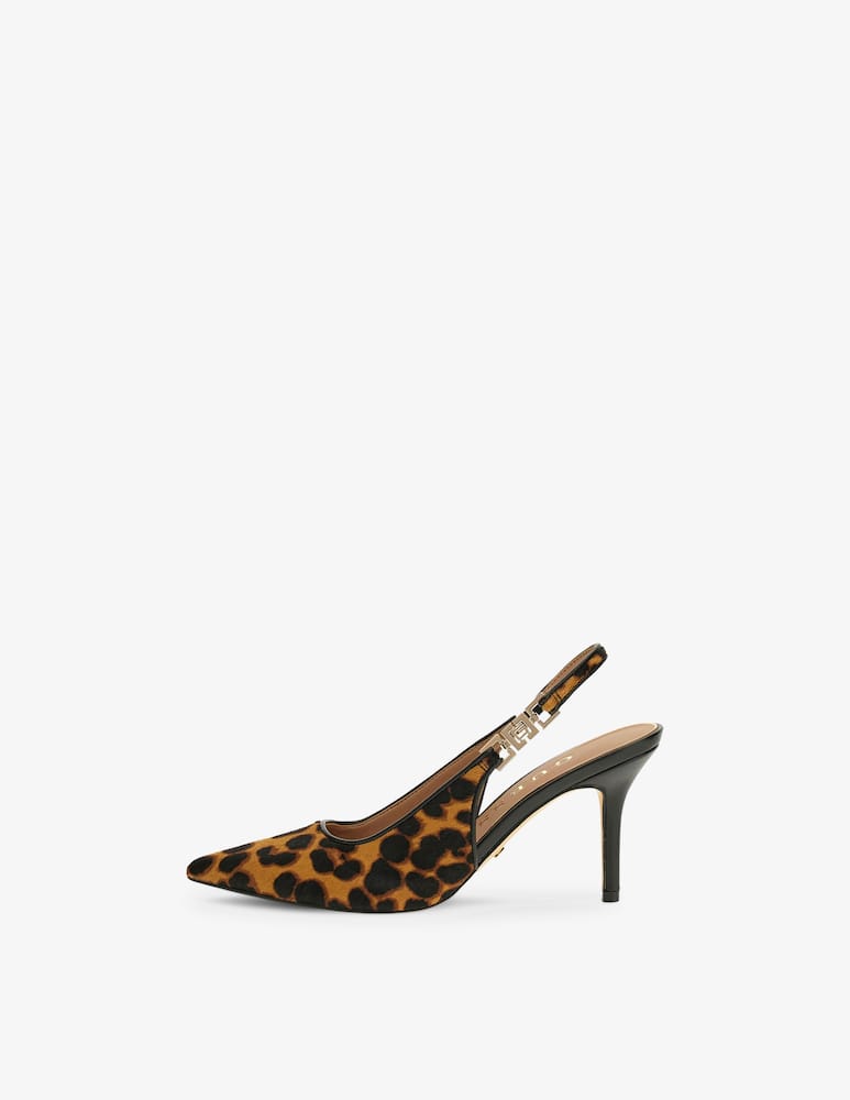 rinascente Guess Slingback cavallino heel