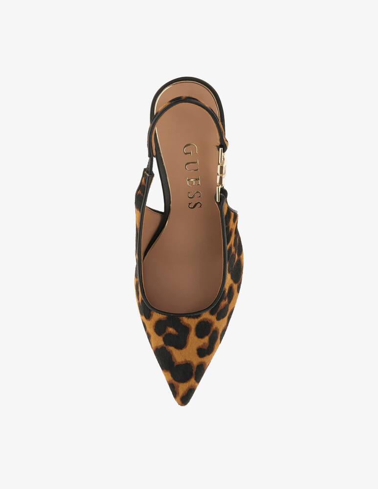 rinascente Guess Slingback cavallino heel