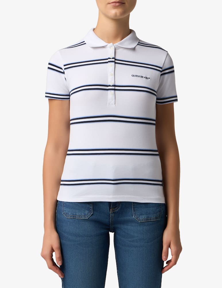 Guess Jeans Polo slim a righe - immagine 1 Guess Jeans Polo slim a righe - immagine 1