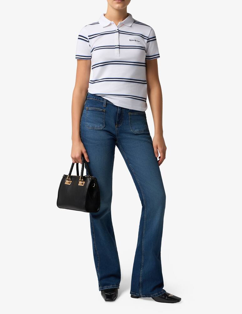 rinascente Guess Jeans Striped polo shirt