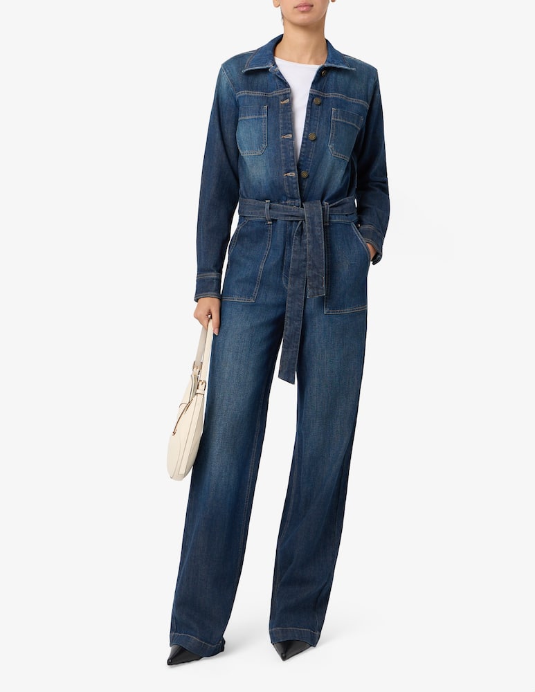 Guess Jeans Tuta in jeans con cintura - immagine 2 Guess Jeans Tuta in jeans con cintura - immagine 2