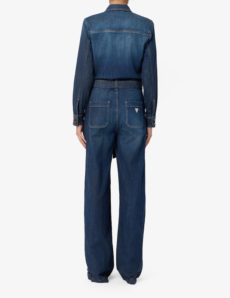 Guess Jeans Tuta in jeans con cintura - immagine 3 Guess Jeans Tuta in jeans con cintura - immagine 3