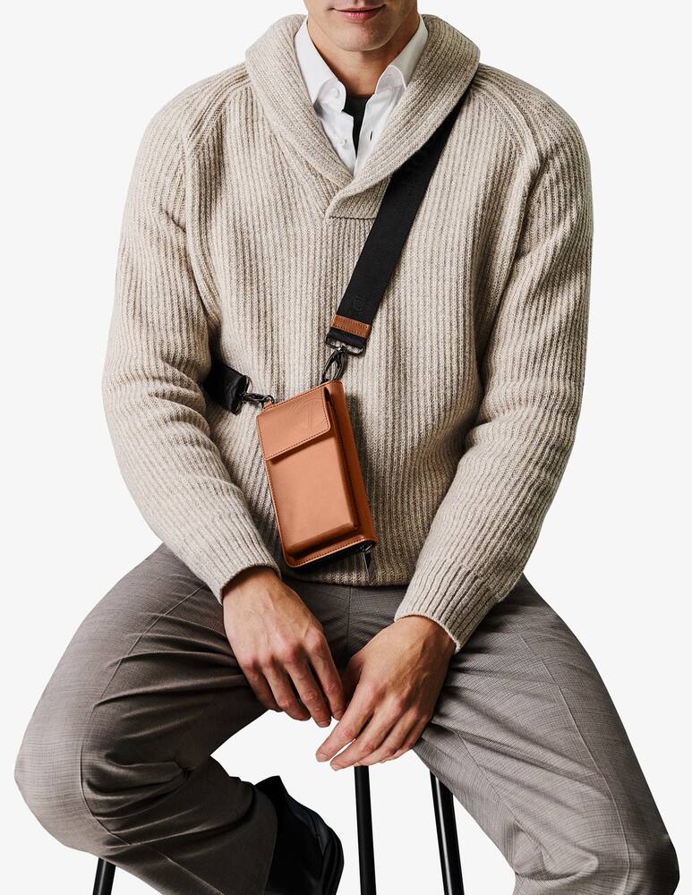 rinascente DAVIDOFF Pochette in pelle Venice