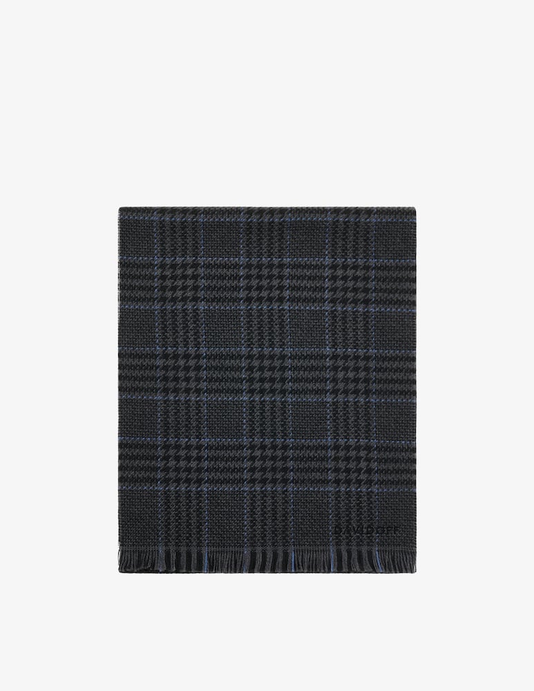 rinascente DAVIDOFF Paris virgin wool scarf tartan