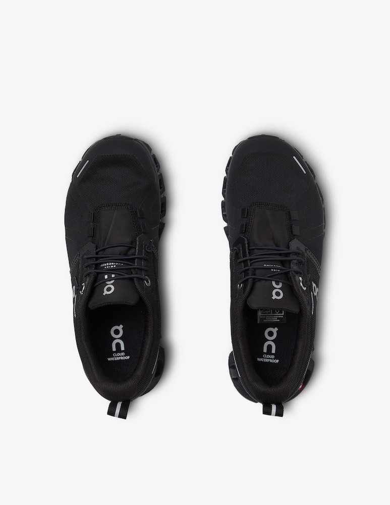 On Running Sneakers All black cloud 5 waterproof - immagine 3 On Running Sneakers All black cloud 5 waterproof - immagine 3