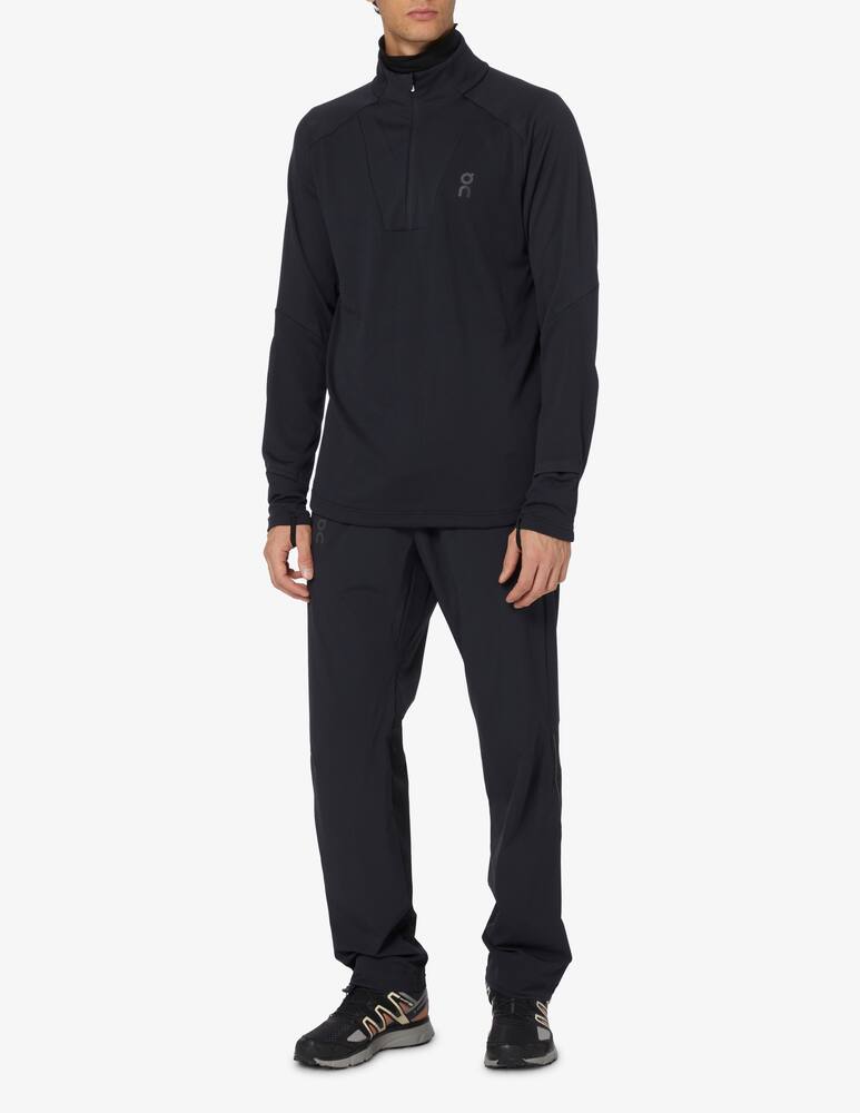 rinascente On Running Maglia climate con cerniera - Nero