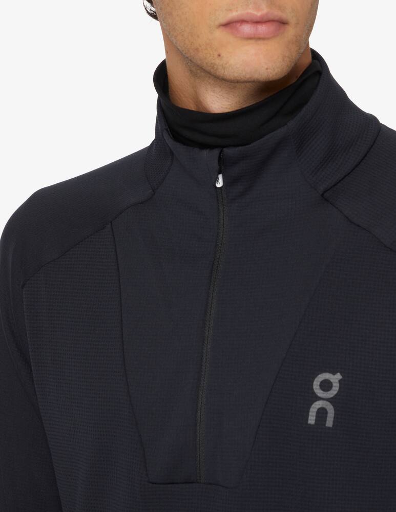 rinascente On Running Maglia climate con cerniera - Nero