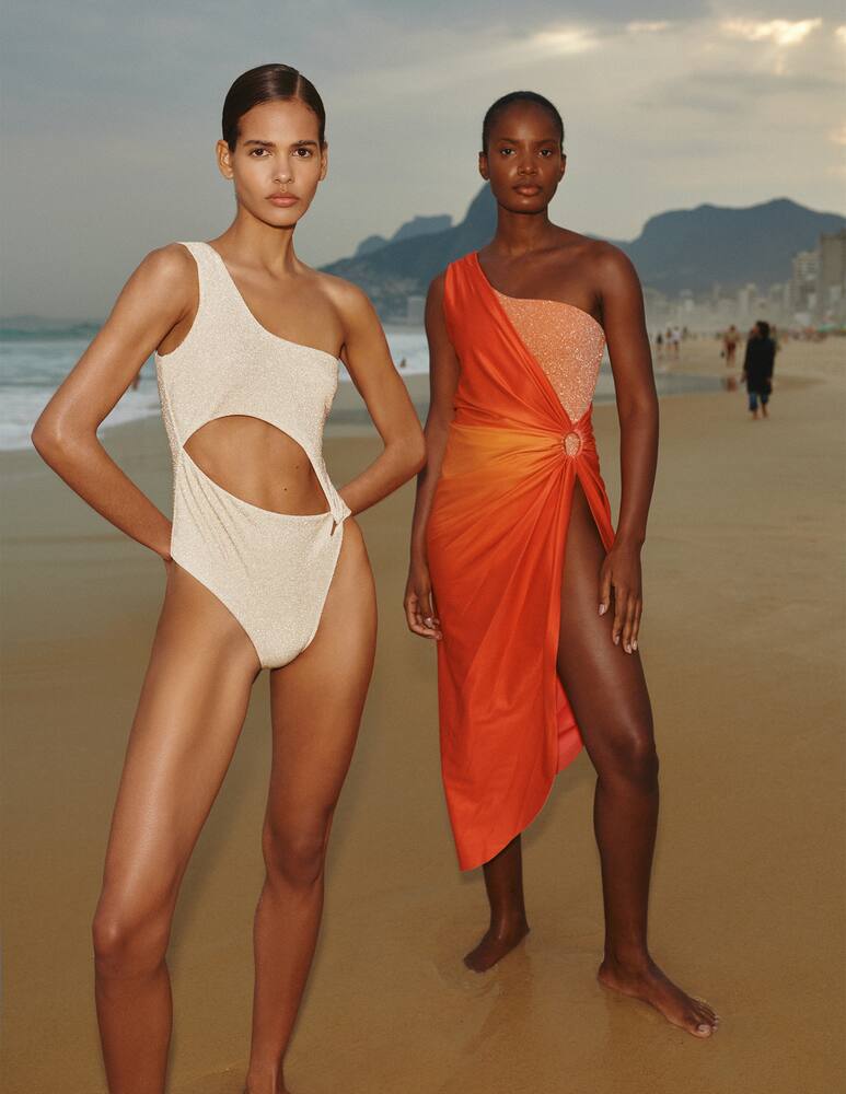 rinascente Baobab One piece one shoulder cutout