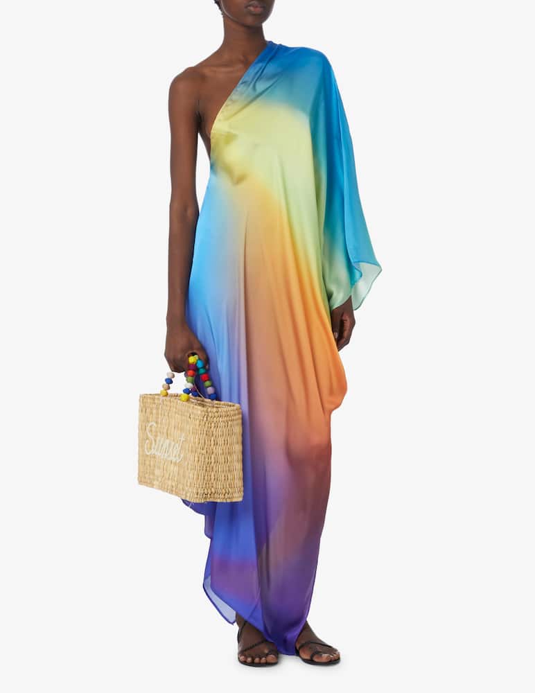 rinascente Baobab Caftano beach cover ups oneshoulder