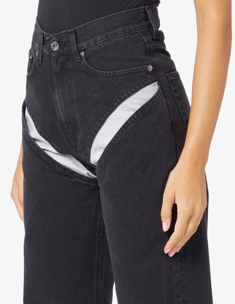 rinascente Y/Project Jeans cut out Evergreen