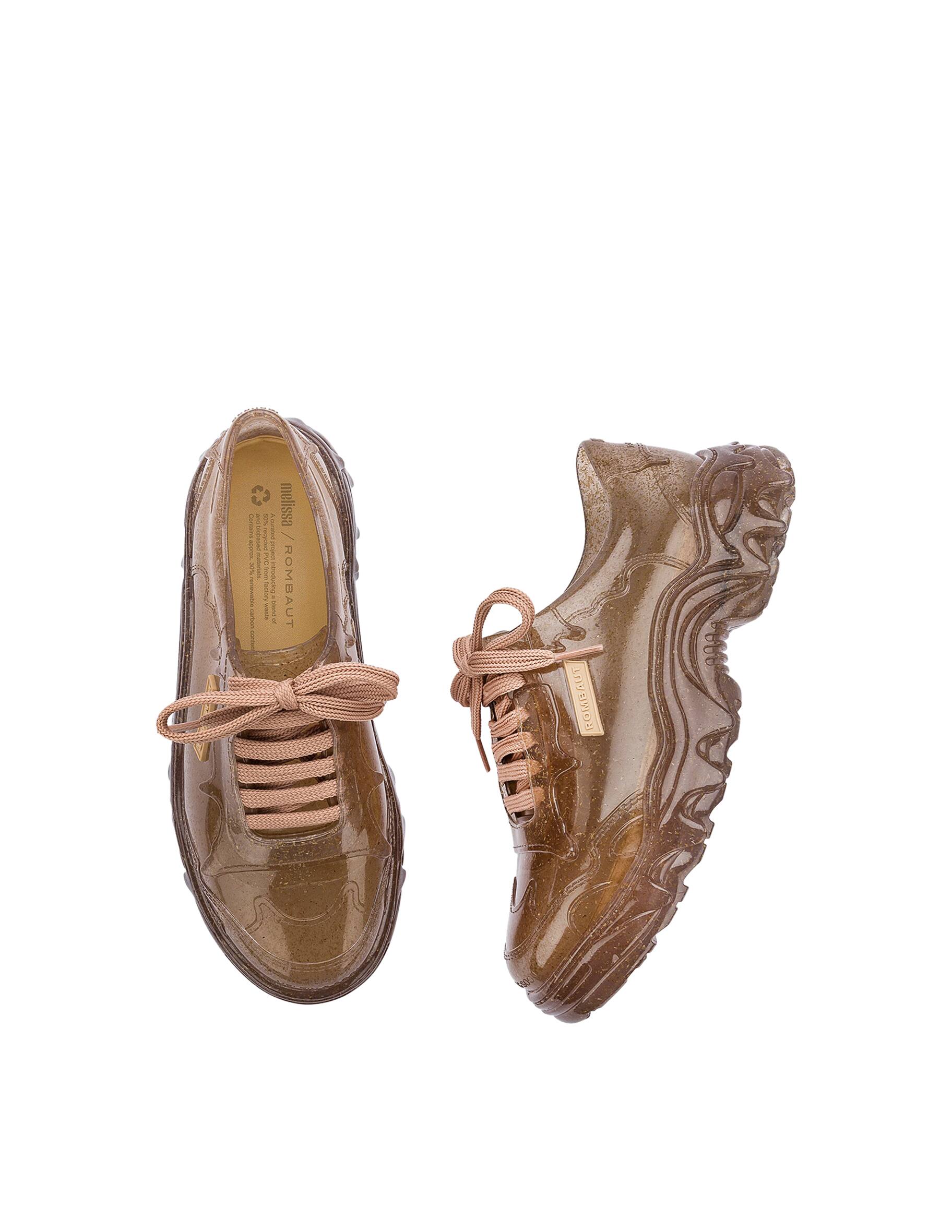 Shop Melissa Melting Bocaccio + Rombaut AD low-top sneakers on 
